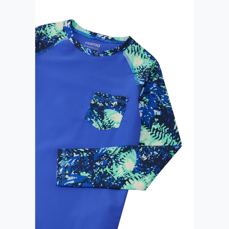 Dětské plavecké tričko Longsleeve Reima Kroolaus sparkly blue 3