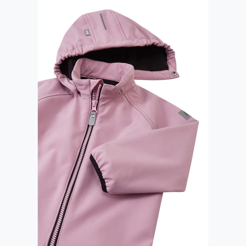 Dětská softshellová kombinéza Reima Mjosa grey pink 3