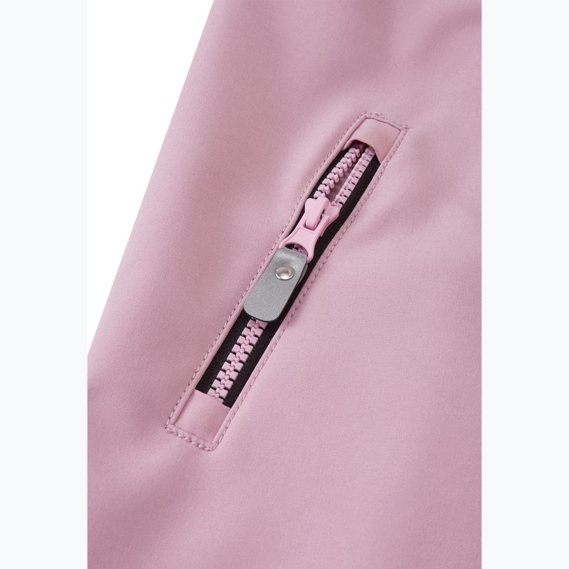 Dětská softshellová kombinéza Reima Mjosa grey pink 5