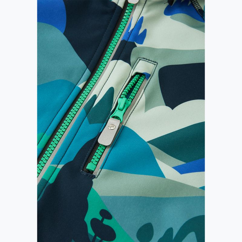 Dětská softshellová bunda Reima Vantti dparkly blue 6
