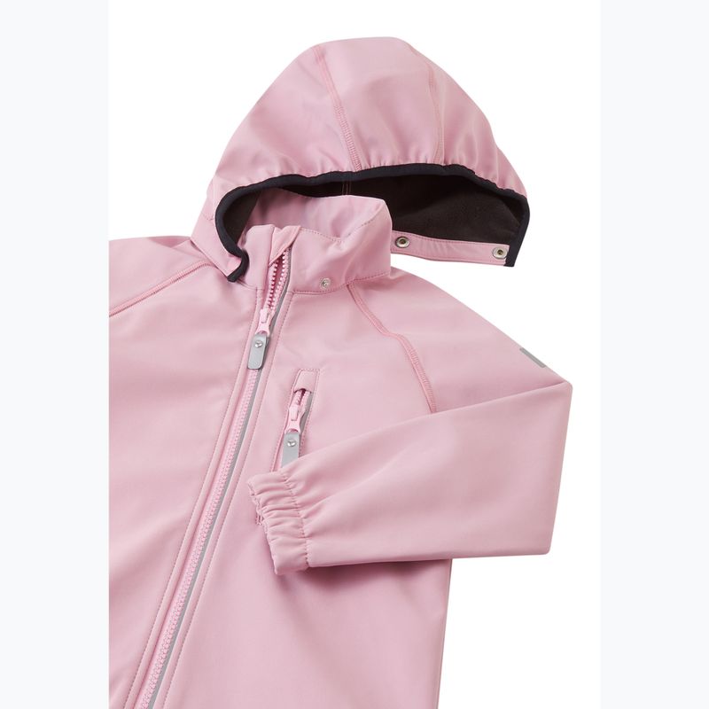 Dětská softshellová bunda Reima Vantti 5100009C-4500 grey pink 3