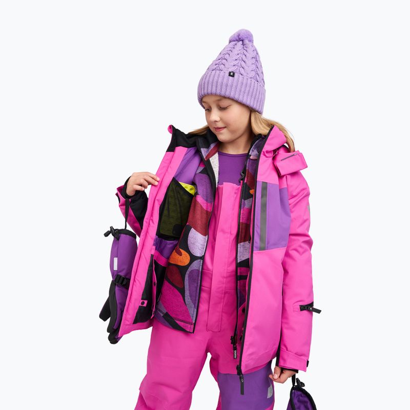 Dětská fleecová mikina Reima Niksini fucshia 7