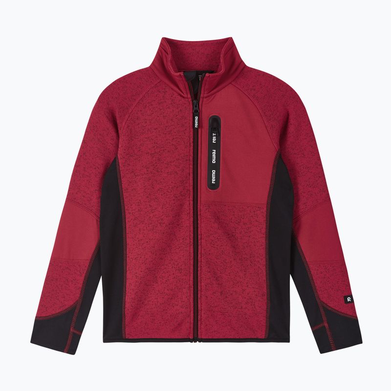 Dětská fleecová mikina Reima Liukuen cranberry