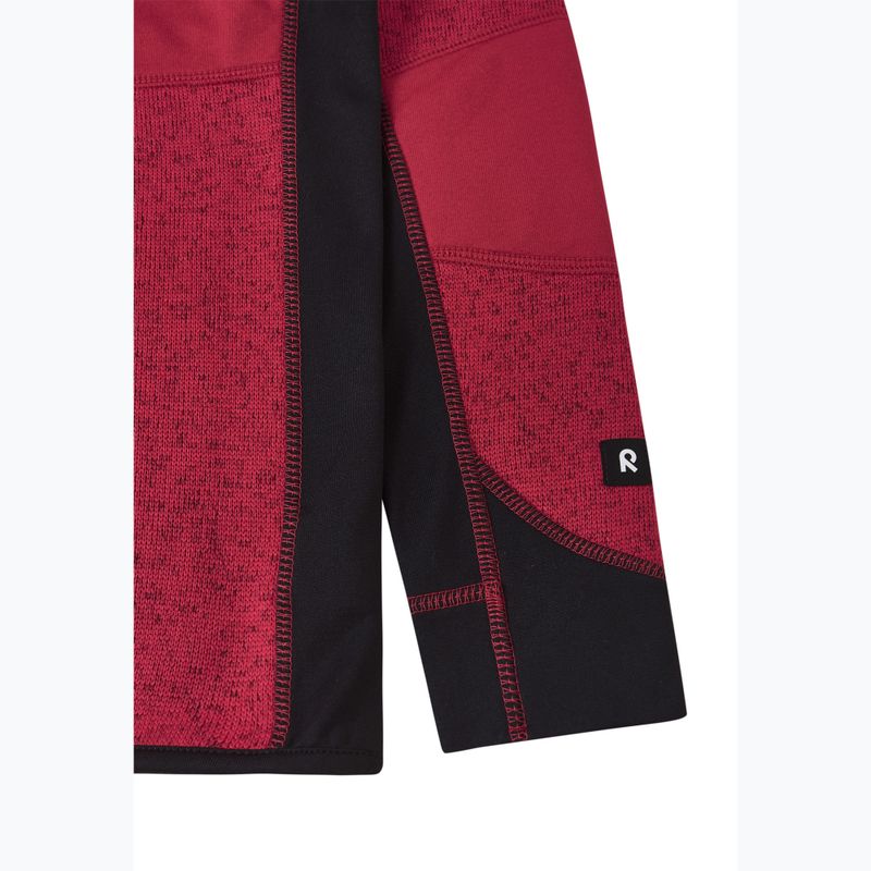 Dětská fleecová mikina Reima Liukuen cranberry 4
