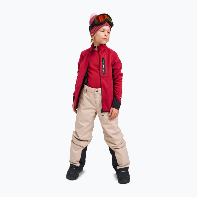 Dětská fleecová mikina Reima Liukuen cranberry 6