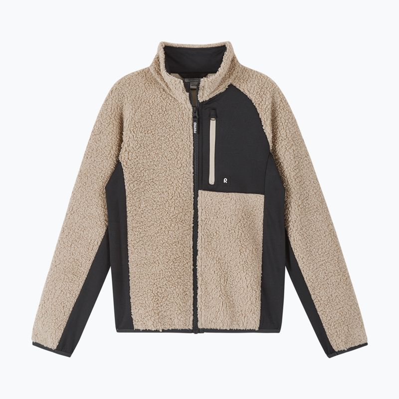 Dětská fleecová mikina Reima Puhku earthy beige