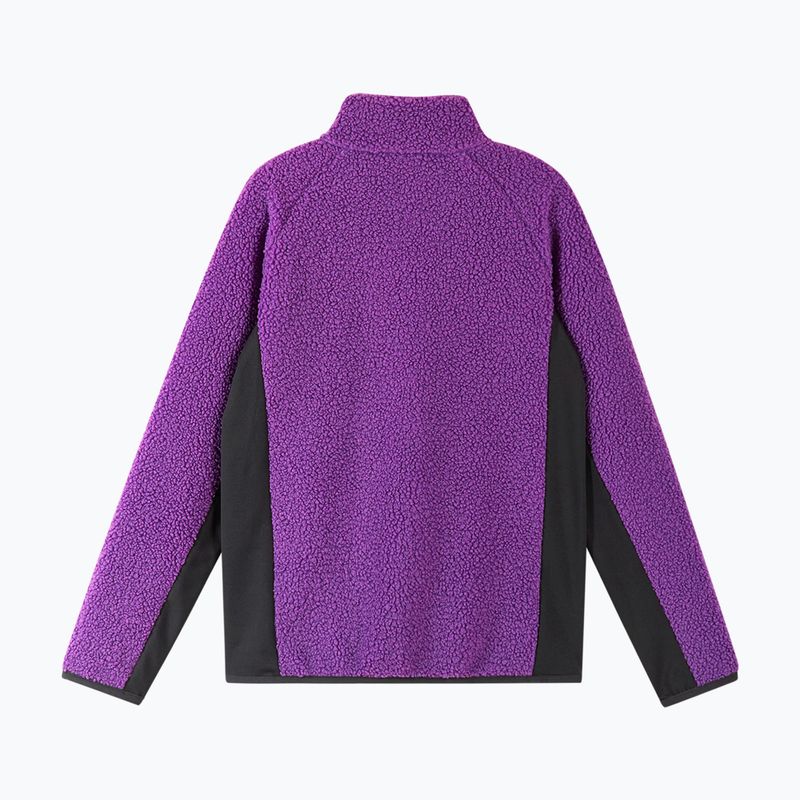 Dětská fleecová mikina Reima Puhku plum purple 2