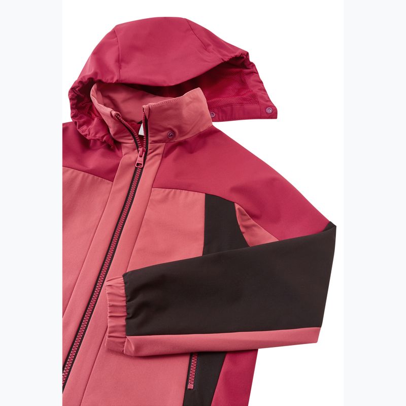 Dětská hybridní bunda Reima Vaeltava cranberry 4