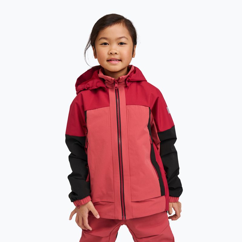Dětská hybridní bunda Reima Vaeltava cranberry 8