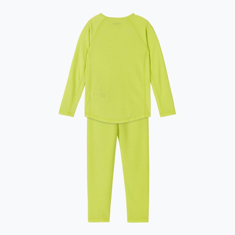 Sada termoprádla pro děti Reima Lani bright lime 2