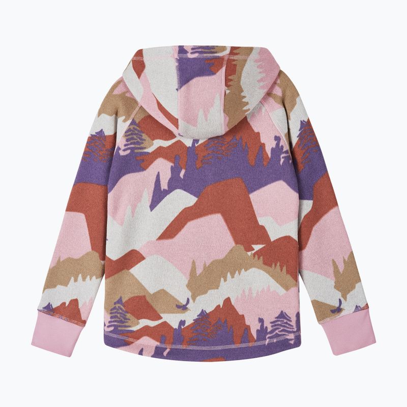 Dětská fleecová mikina Reima Northern Fleece Hoodie grey pink 2