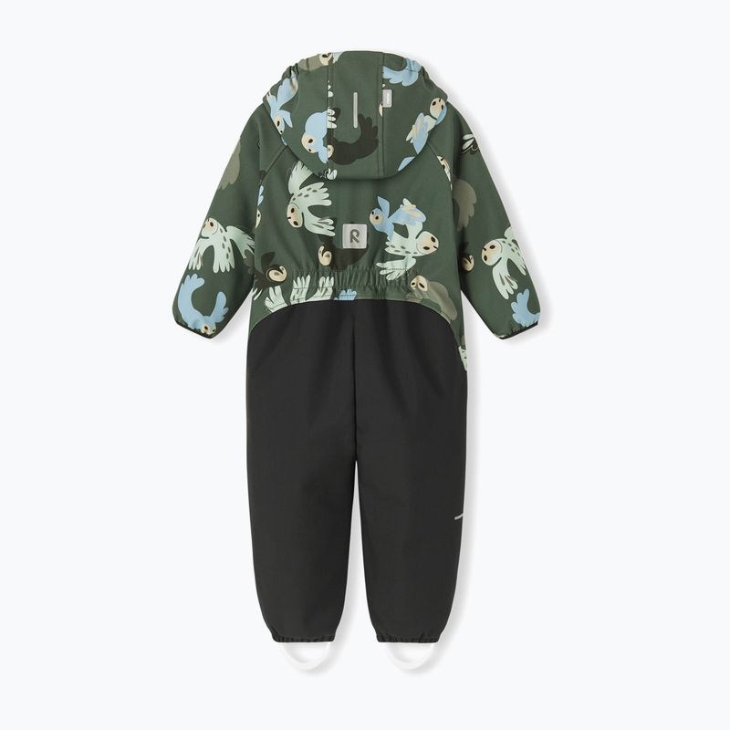 Dětská softshellová kombinéza Reima Mjosa thyme green 3