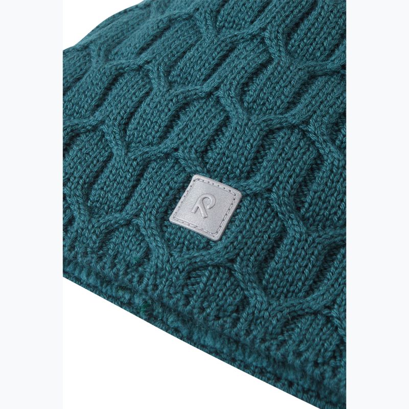 Dětská čepice Reima Nyksund dark teal 3