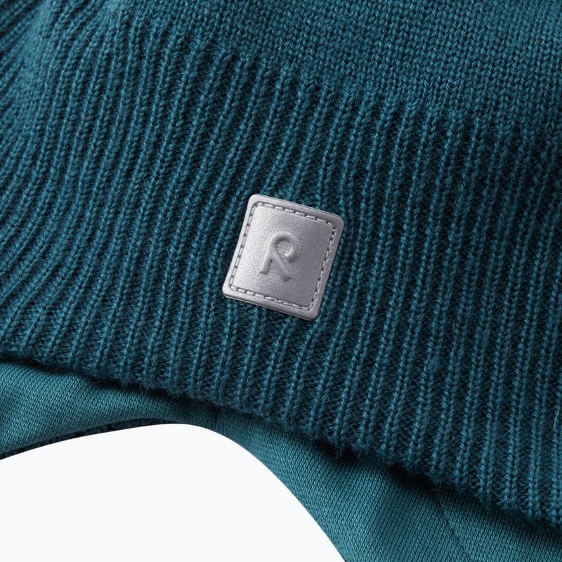 Dětská zimní čepice Reima Kumpi dark teal 3