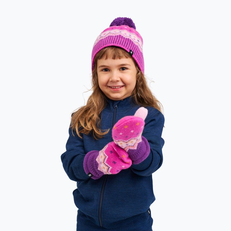 Dětská zimní čepice Reima Pohjoinen plum purple 4