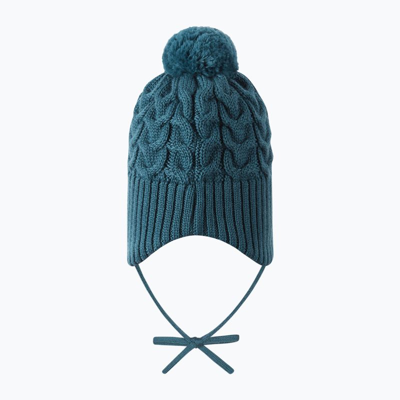 Dětská zimní čepice Reima Paljakka dark teal 2