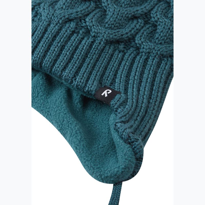 Dětská zimní čepice Reima Paljakka dark teal 3