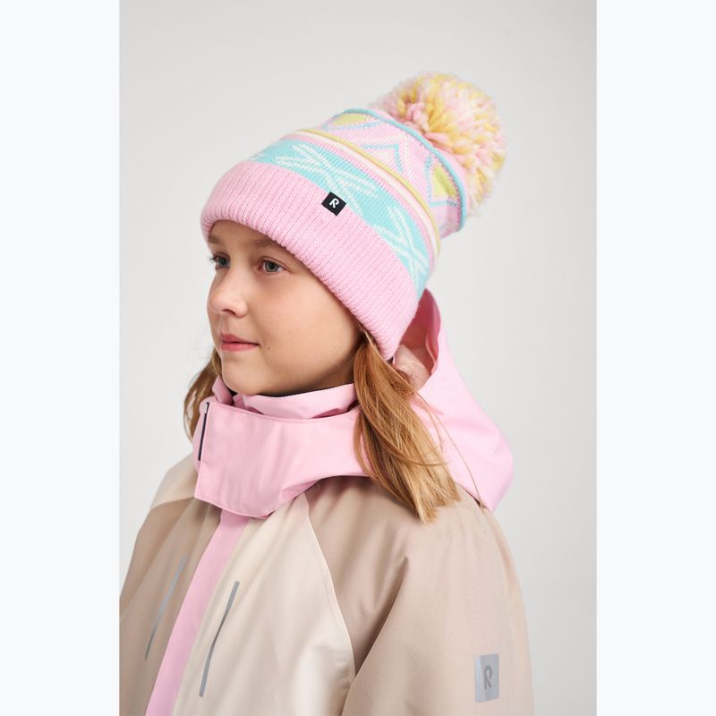 Dětská zimní čepice Reima Kirjoen light heather 5