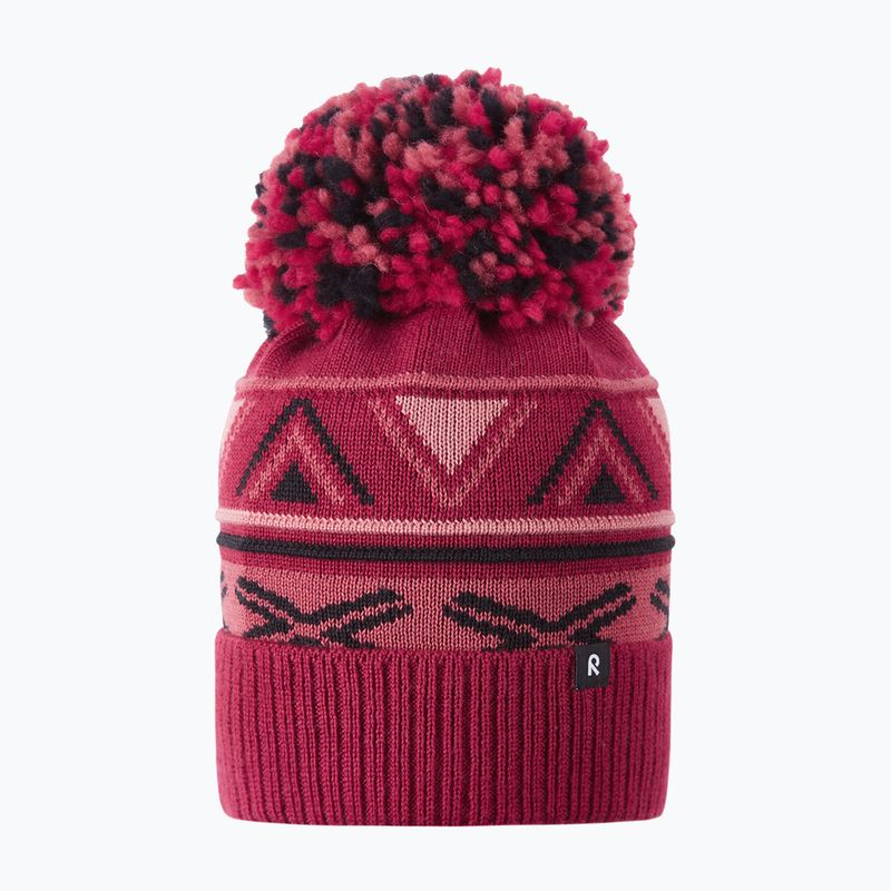 Dětská zimní čepice Reima Kirjoen cranberry