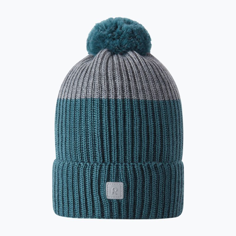 Dětská zimní čepice Reima Pilke dark teal