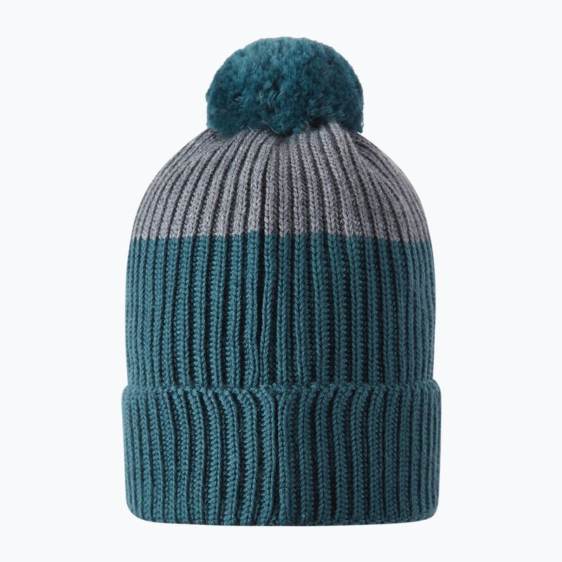 Dětská zimní čepice Reima Pilke dark teal 2