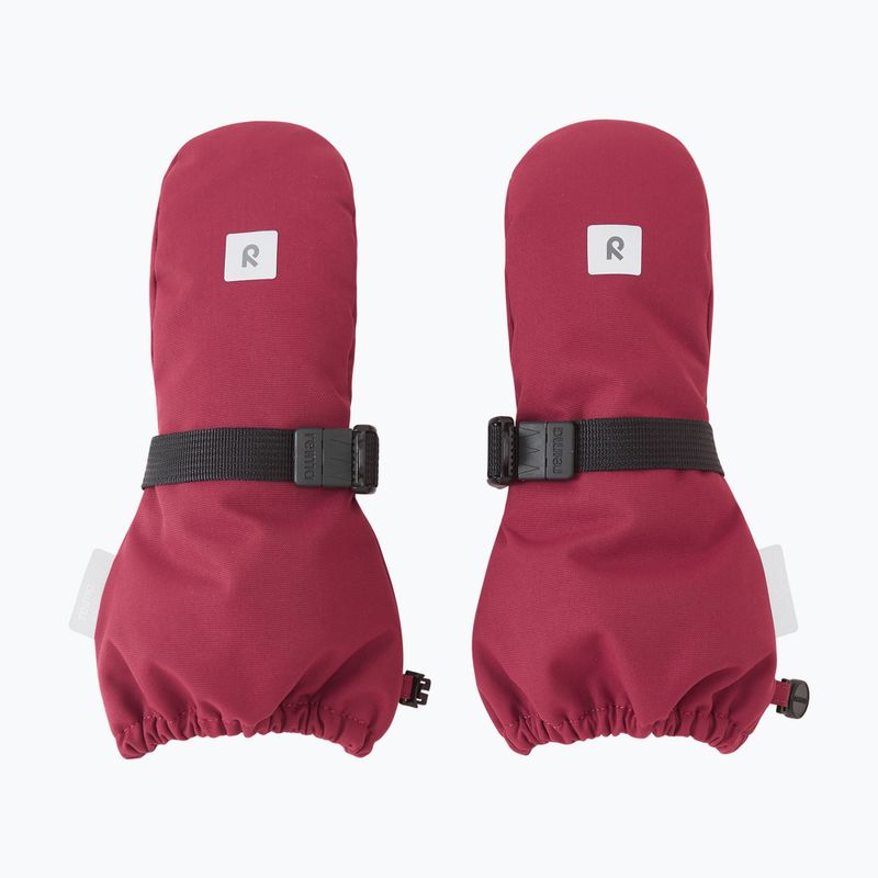 Dětské lyžařské rukavice Reima Ote maroon 2