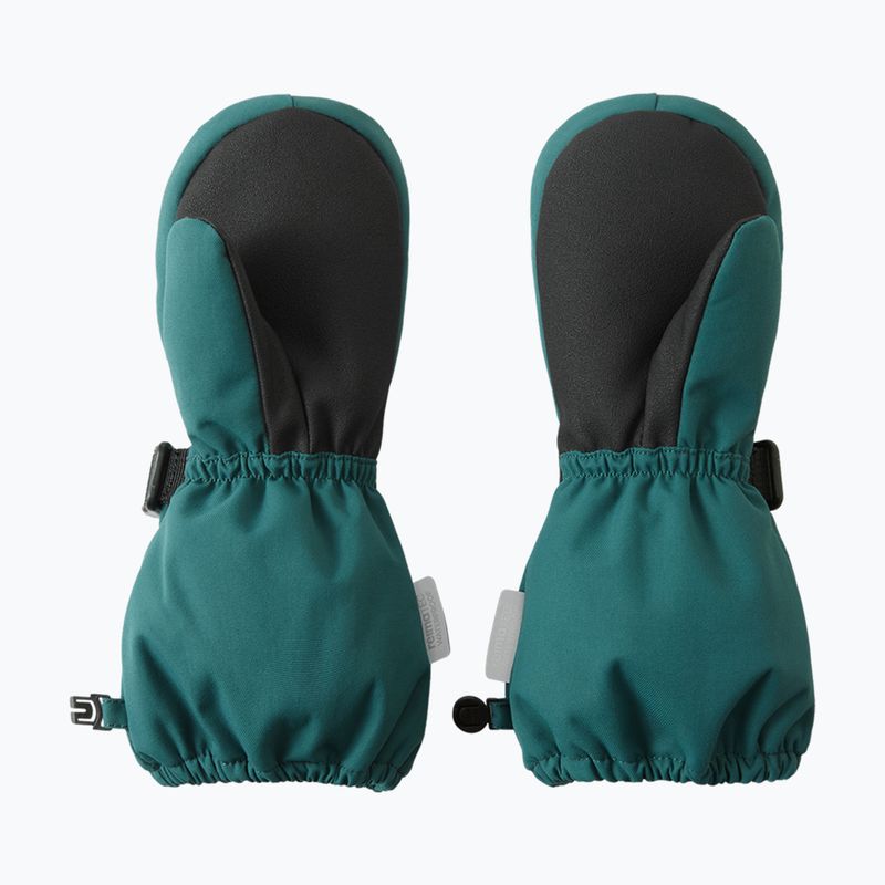 Dětské lyžařské rukavice Reima Ote dark teal 3