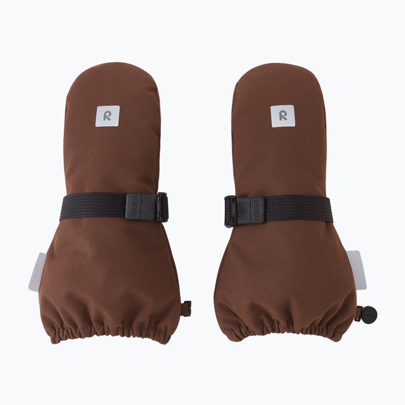 Dětské lyžařské rukavice Reima Ote umber brown 2