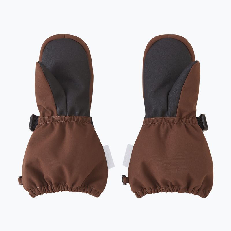 Dětské lyžařské rukavice Reima Ote umber brown 3