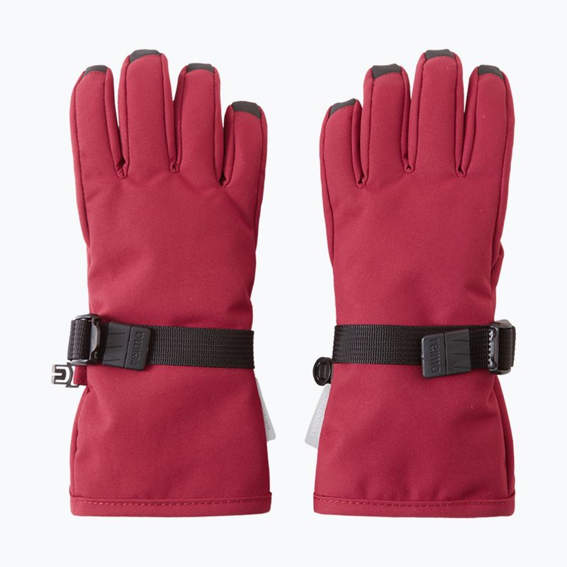Dětské lyžařské rukavice Reima Tartu maroon 2