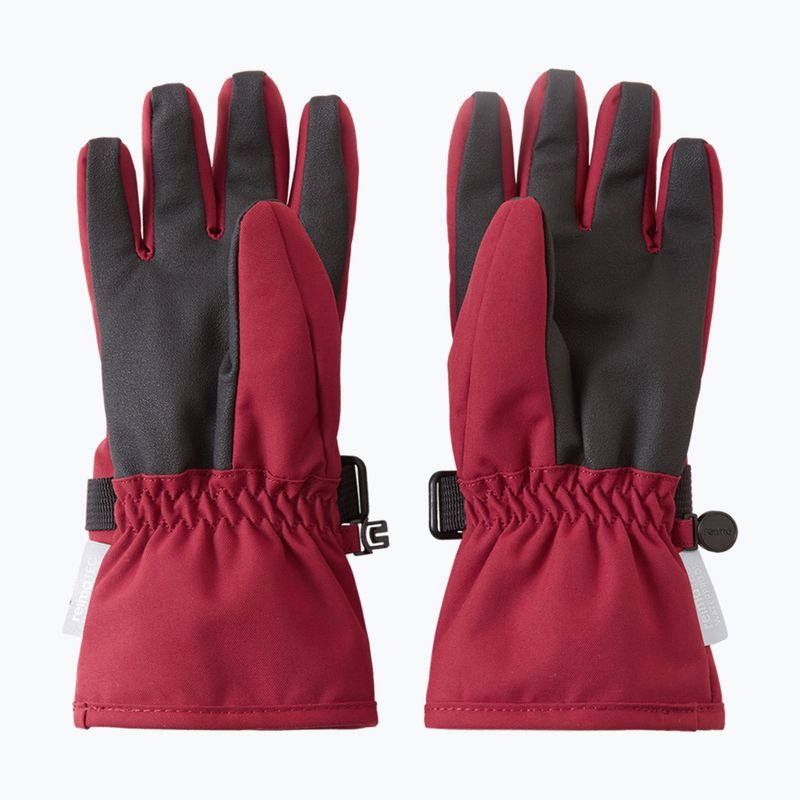 Dětské lyžařské rukavice Reima Tartu maroon 3