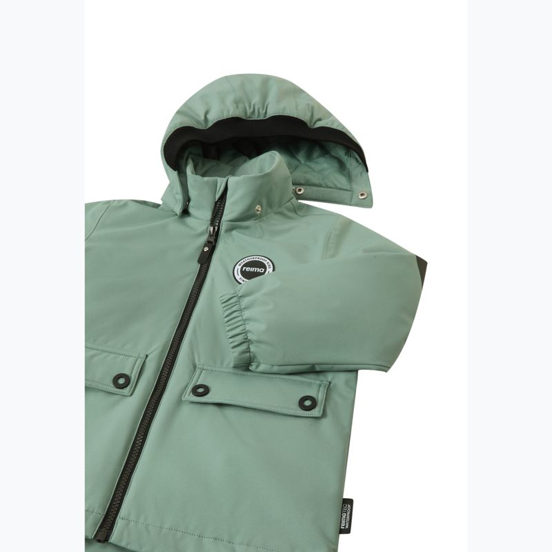 Dětská nepromokavá bunda Reima Symppis stone green 4