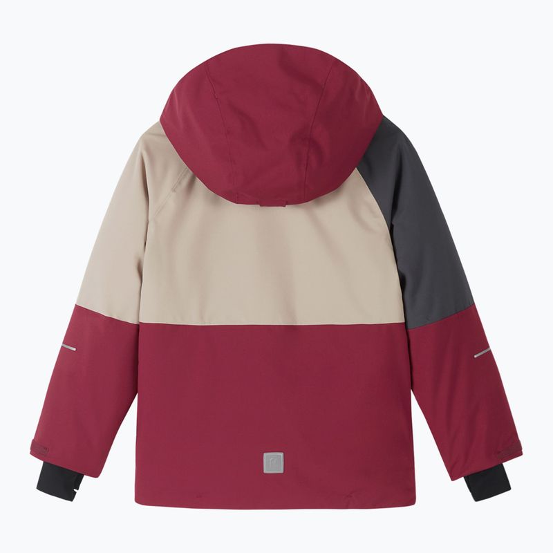 Dětská zimní bunda Reima Iitto maroon 2