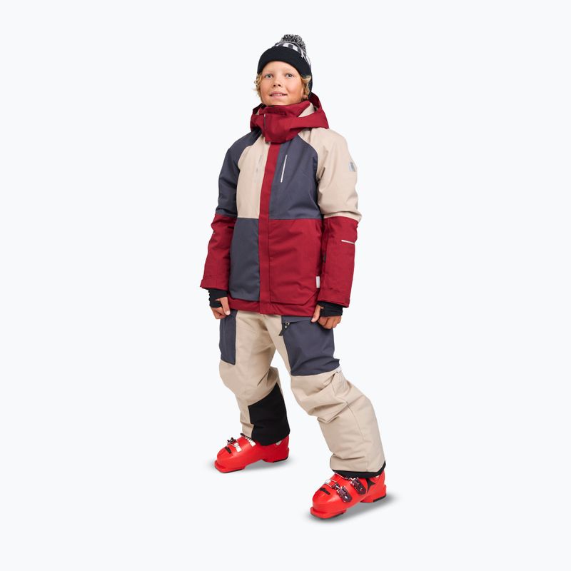 Dětská zimní bunda Reima Iitto maroon 10