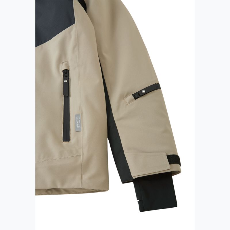 Dětská lyžařská bunda Reima Jatuni Earthy Beige 8