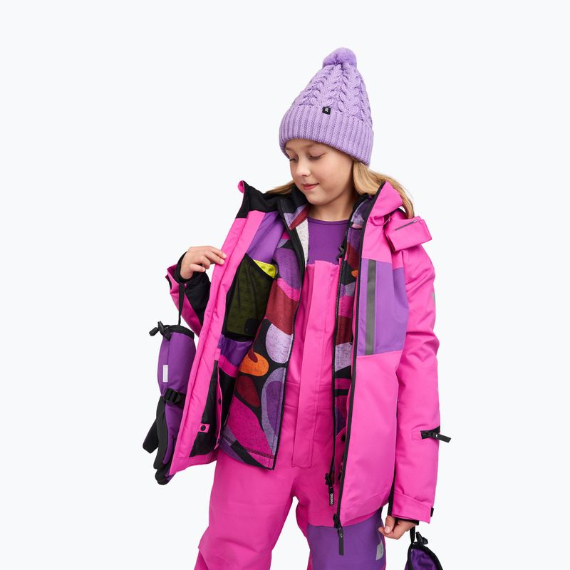 Dětská lyžařská bunda Reima Jatuni Fucshia 12