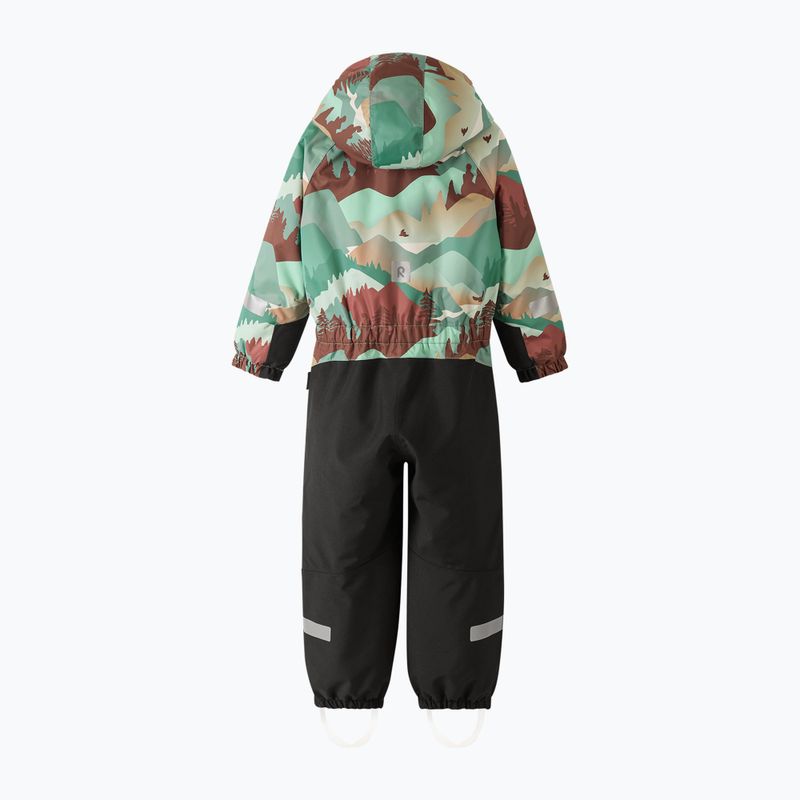 Dětská kombinéza Reima Kurikka stone green 2