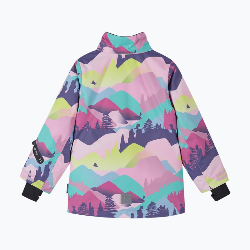 Dětská lyžařská bunda Reima Kiiruna grey pink 3