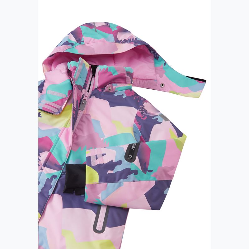 Dětská lyžařská bunda Reima Kiiruna grey pink 4