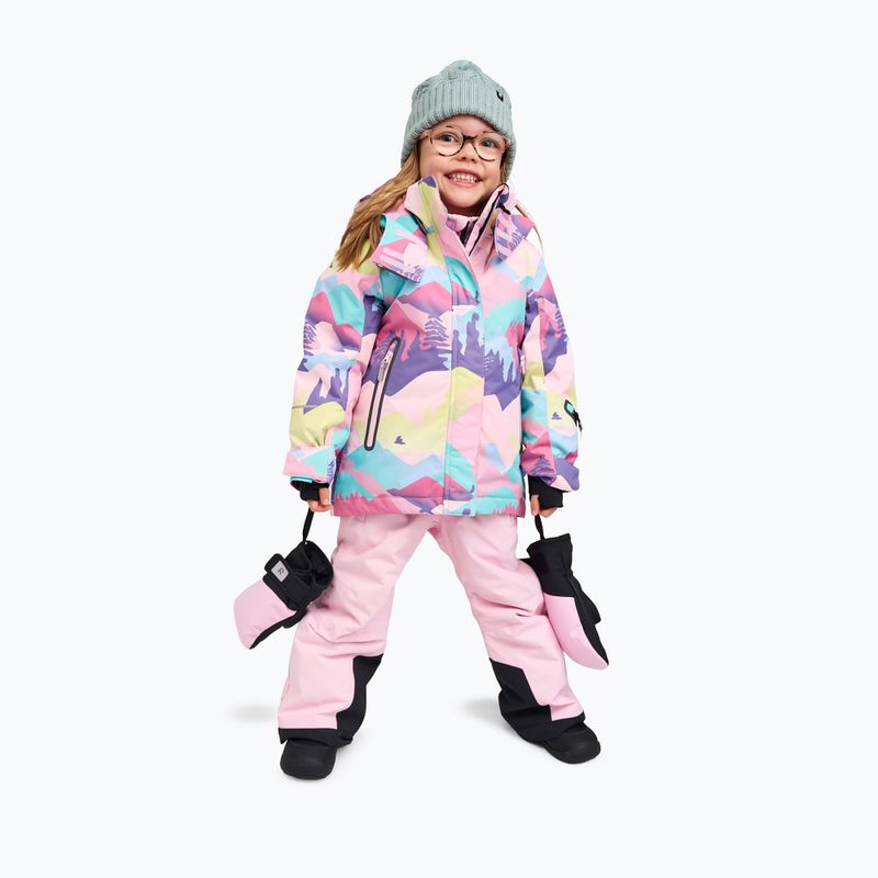 Dětská lyžařská bunda Reima Kiiruna grey pink 12