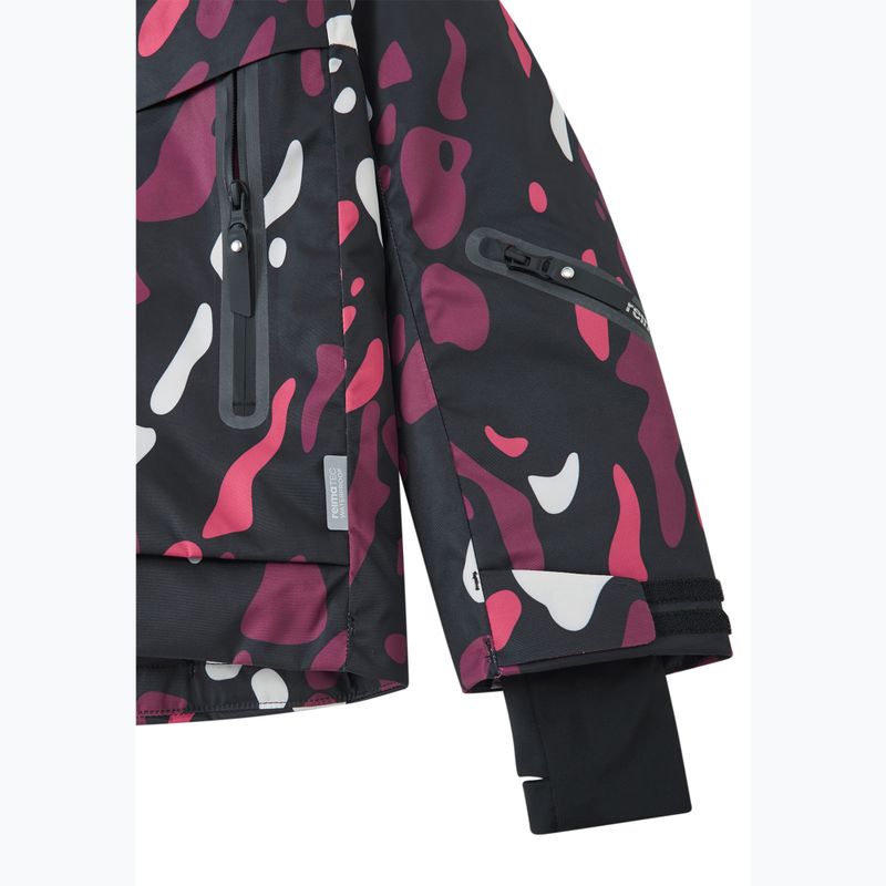 Dětská lyžařská bunda Reima Tirro maroon 7