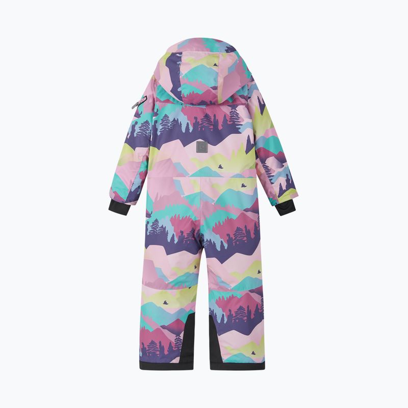 Dětská lyžařská kombinéza Reima Reach grey pink 2