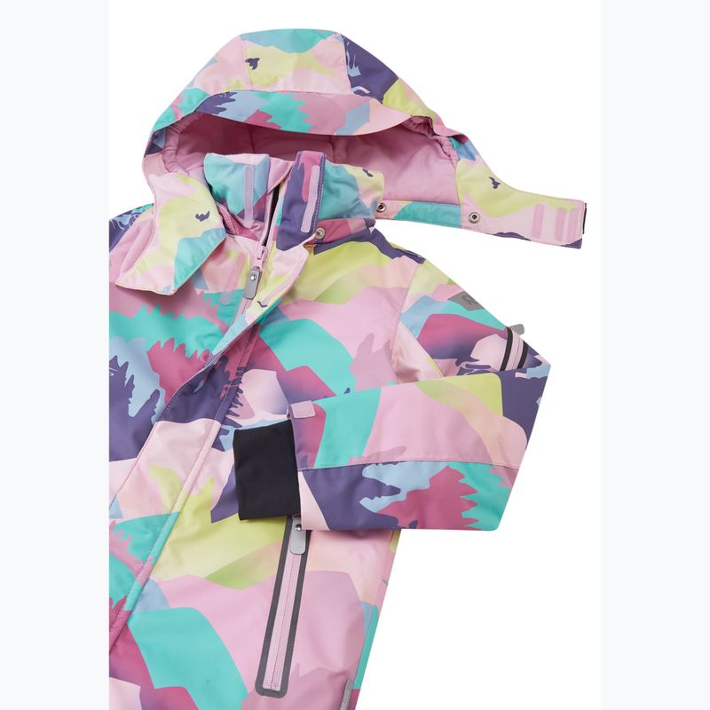 Dětská lyžařská kombinéza Reima Reach grey pink 3