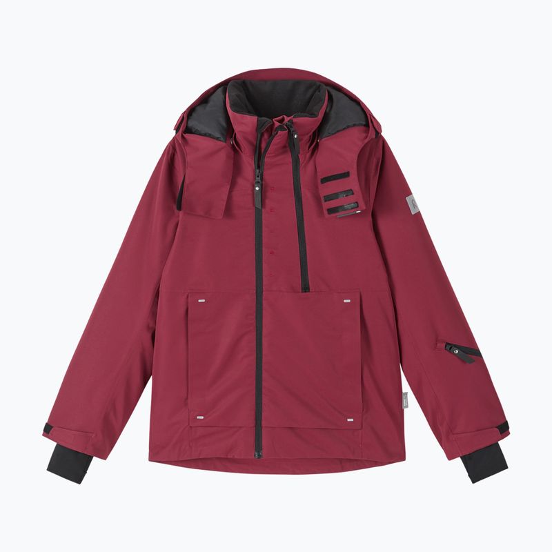 Dětská lyžařská bunda Reima Tieten maroon