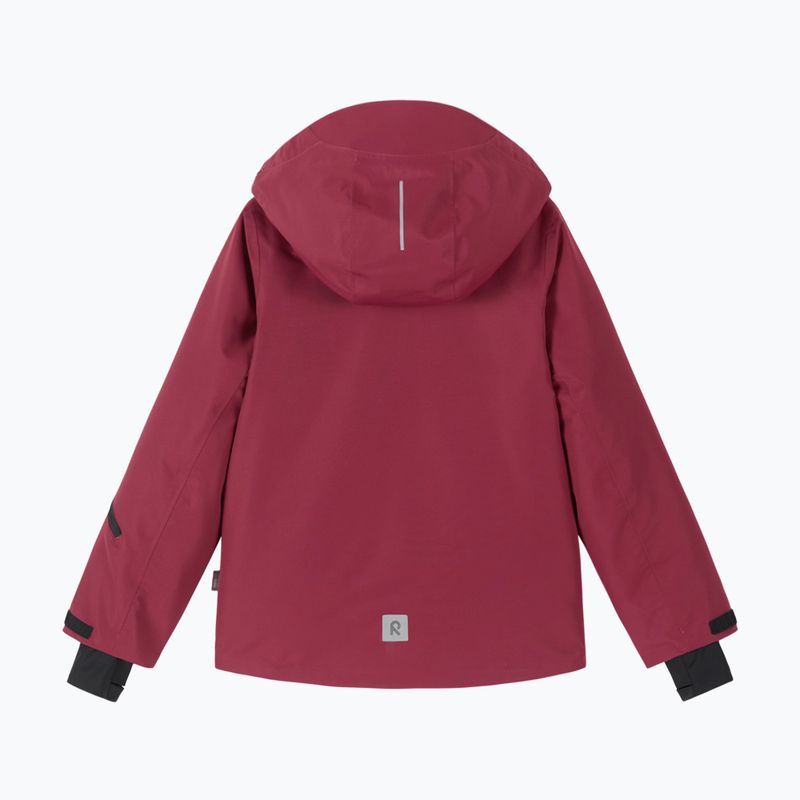 Dětská lyžařská bunda Reima Tieten maroon 2