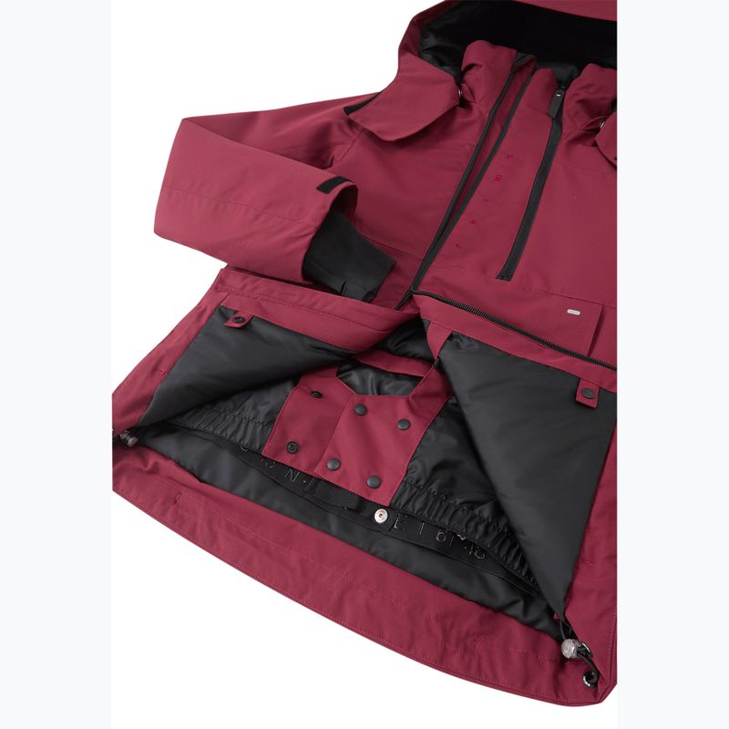Dětská lyžařská bunda Reima Tieten maroon 7