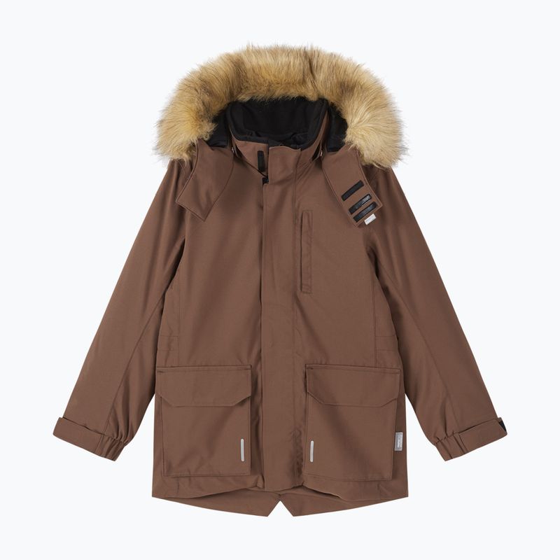 Dětská zimní bunda Reima Ajaton umber brown