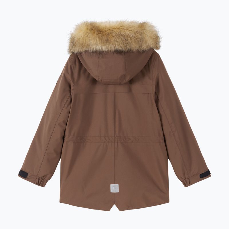 Dětská zimní bunda Reima Ajaton umber brown 2
