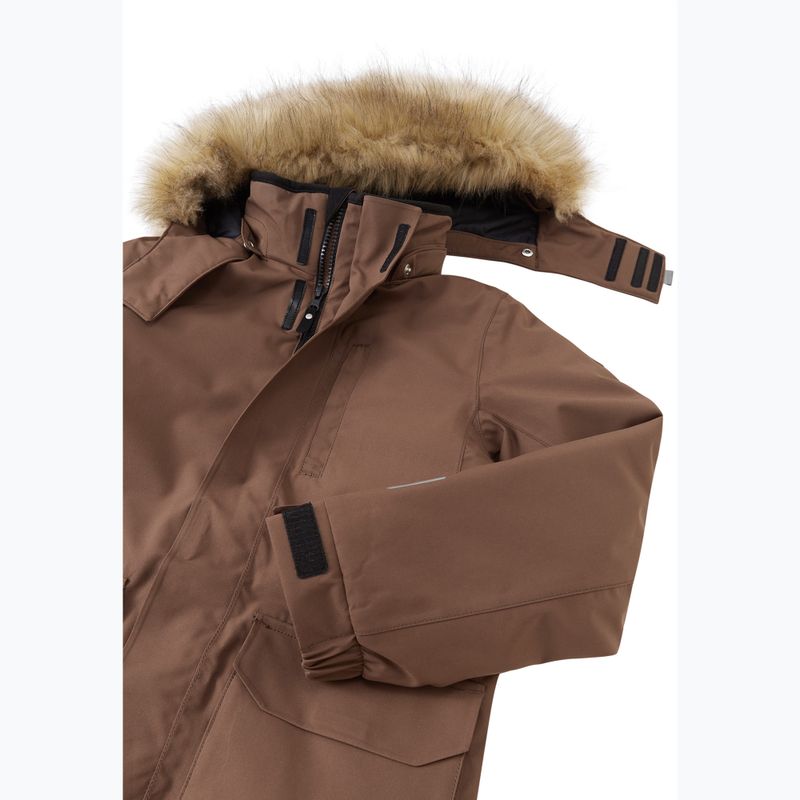 Dětská zimní bunda Reima Ajaton umber brown 5