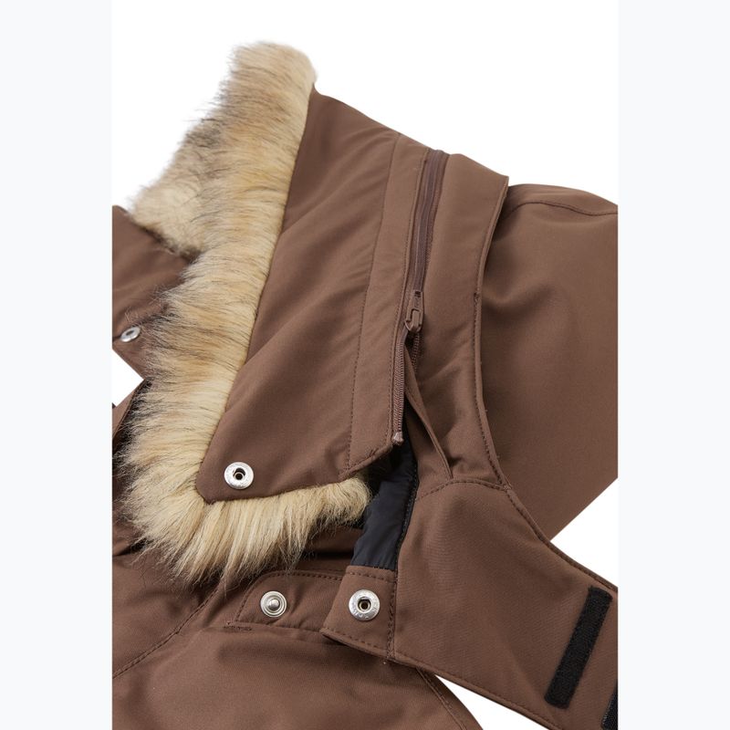 Dětská zimní bunda Reima Ajaton umber brown 6